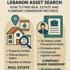 asset search in Lebanon